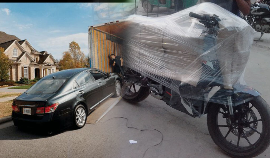car and bike transportation
